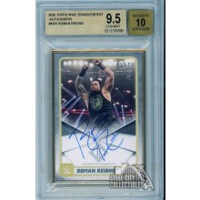 Roman Reigns 2020 Topps Transcendent WWE Autograph Card #A-RR 03/25 BGS 9.5
