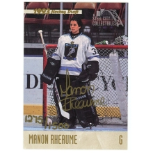 Manon Rheaume 1993 Classic Hockey Draft Rookie Autograph Card 1275/1500
