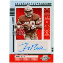 Jerry Rice 2021 Panini Contenders Optic Legendary Contenders Auto 2/25