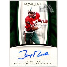 Jerry Rice 2017 Panini Immaculate Collection Collegiate Autograph Card #78 3/5