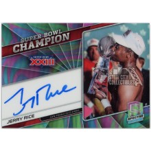 Jerry Rice 2019 Panini Spectra Super Bowl Champion Marble Auto 3/4
