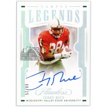 Jerry Rice 2021 Panini Flawless Collegiate Campus Legends Auto #CLS-JR 8/25