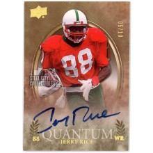 Jerry Rice 2013 Upper Deck Quantum Auto 5/10