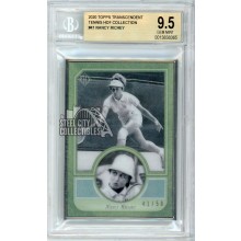 Nancy Richey 2020 Topps Transcendent Tennis HOF Card #41 /50 BGS 9.5