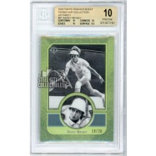 Nancy Richey 2020 Topps Transcendent Tennis VIP Green Card #41 /20 BGS 10