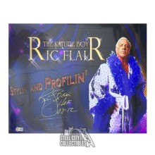 Ric Flair HOF 08-12 Autographed 16x20 Photo - BAS