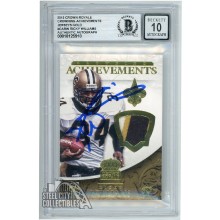 Ricky Williams 2015 Panini Crown Royale Gold Patch Autograph #CA-RW /99 BAS 10