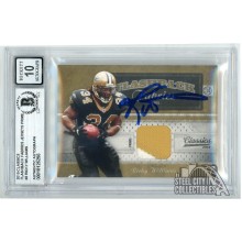 Ricky Williams 2010 Panini Classics Flashback Fabrics Prime Auto #3 /200 BAS 10