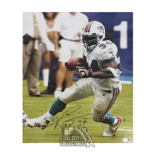 Ricky Williams Autographed Miami Dolphins 16x20 Football Photo - BAS