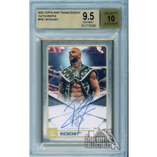 Ricochet 2020 Topps Transcendent WWE Autograph Card #A-RC 22/25 BGS 9.5