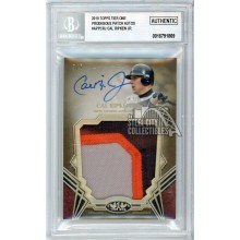 Cal Ripken Jr 2019 Topps Tier One Prodigious Patch Autograph Card #APP-CRJ 5/5 BGS Authentic