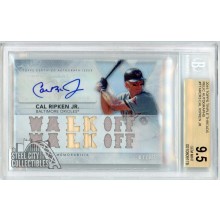 Cal Ripken Jr 2015 Topps Triple Threads Relic Autograph Card #TTAR-CR3 7/18 BGS 9.5