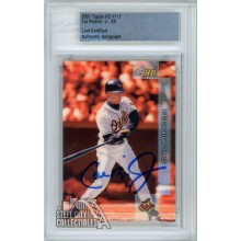 Cal Ripken Jr. 2001 Topps HD Autograph Card #112 Leaf Certified