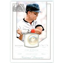 Cal Ripken Jr. 2015 Panini National Treasures Holo Silver Button Card #104 1/1