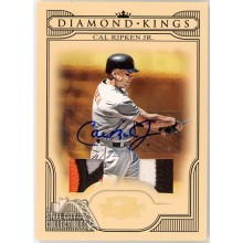 Cal Ripken Jr. 2008 Donruss Diamond Kings Dual Patch Autograph Card #DK-27 10/10