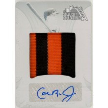 Cal Ripken Jr. 2020 Panini Immaculate Printing Plate Patch Auto Card #JA-CR 1/1