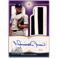 Mariano Rivera 2021 Topps Definitive Purple Patch Autograph Card #DARC-MR 4/5