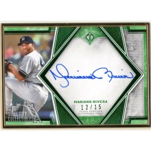 Mariano Rivera 2019 Topps Transcendent Green Autograph Card #TCVA-MR 12/15