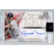 Mariano Rivera 2018 Topps Luminaries Masters Of The Mound Red Auto Card 02/10