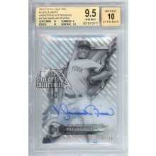 Mariano Rivera 2018 Topps High Tek Black White Variation Autograph Card #HT-MR 7/20 BGS 9.5