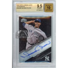 Mariano Rivera 2020 Topps Chrome Black Autograph Card #CBA-MR BGS 9.5