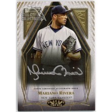 Mariano Rivera 2022 Topps Tier One Silver Ink Autograph Card #T1A-MR 5/10