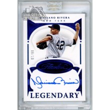 Mariano Rivera 2021 Panini Flawless Legendary Sapphire Auto Card #LS-MR 06/10