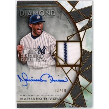 Mariano Rivera 2022 Topps Diamond Icons Jersey Autograph Card #SPA-MR 3/10