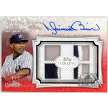 Mariano Rivera 2020 Topps Sterling Seasons Quad Patch Autograph Card SSAR-MR 1/5