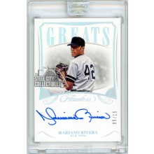 Mariano Rivera 2020 Panini Flawless Greats Autograph Card #GA-MR 5/15
