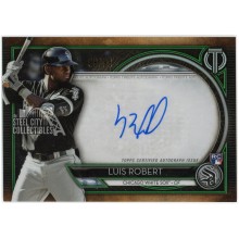 Luis Robert 2020 Topps Tribute Green Rookie Autograph Card #TA-LR 98/99
