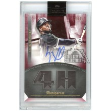Luis Robert 2021 Topps Luminaries Hit Kings Red Autograph Card #HK-LR 7/10