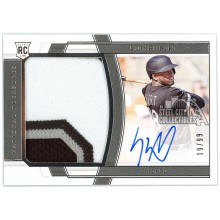 Luis Robert 2020 Panini National Treasures Rookie Patch Autograph Card #212 19/99