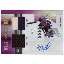 Luis Robert 2020 Panini Absolute Tools of the Trade Patch Autograph Card #TOT2-LR 12/25