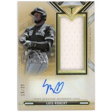 Luis Robert 2021 Topps Triple Threads Gold Jersey Autograph Card #ASJR-LR 15/25