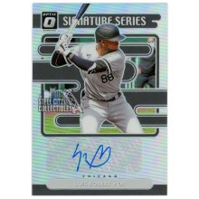 Luis Robert 2021 Panini Donruss Optic Signature Series Holo Autograph Card #SS-LR