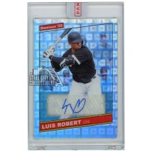 Luis Robert 2020 Panini Donruss Optic 1986 Pandora Autograph Card #86S-LR 5/10