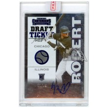 Luis Robert 2020 Panini Contenders 1998 Draft Ticket Blue Rookie Autograph Card #98RT-LR 1/49
