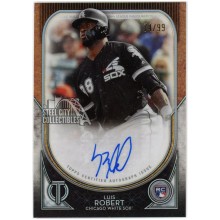 Luis Robert 2020 Topps Tribute League Inauguration Rookie Autograph Card #LA-LR 74/99