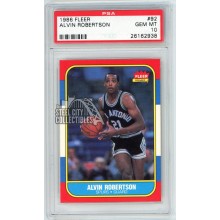 Alvin Robertson 1986-87 Fleer Basketball Card #92 PSA 10