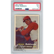 Frank Robinson 1957 Topps Rookie Card #35 PSA 5 EX