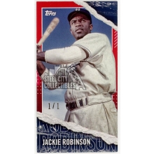 Jackie Robinson 2020 Topps Rip Mini Red Card #M-64 1/1
