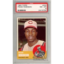 Frank Robinson 1963 Topps Card #400 PSA 8 NM-MT