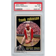 Frank Robinson 1959 Topps Card #435 PSA 8 NM-MT (451)