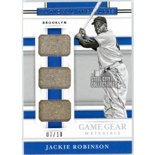 Jackie Robinson 2020 Panini National Treasures Game Gear Jersey Card #GGM-JR 7/10