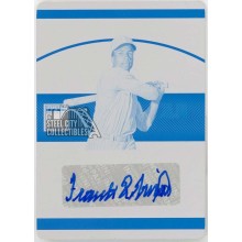 Frank Robinson 2020 Panini National Treasures Hall of Fame Autograph Printing Plate Card #HFS-FR 1/1