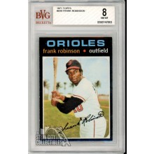 Frank Robinson 1971 Topps Card #640 BVG 8 NM-MT