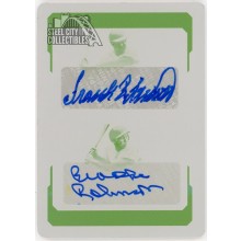 Frank Robinson Brooks Robinson 2019 Panini National Treasures Dual Autograph Printing Plate Card #DS-RR 1/1