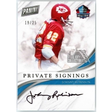 Johnny Robinson 2019 Panini Hall of Fame Private Signings Autograph Card #JR 19/25