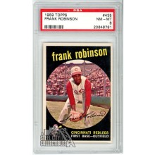 Frank Robinson 1959 Topps Card #435 PSA 8 NM-MT (791)